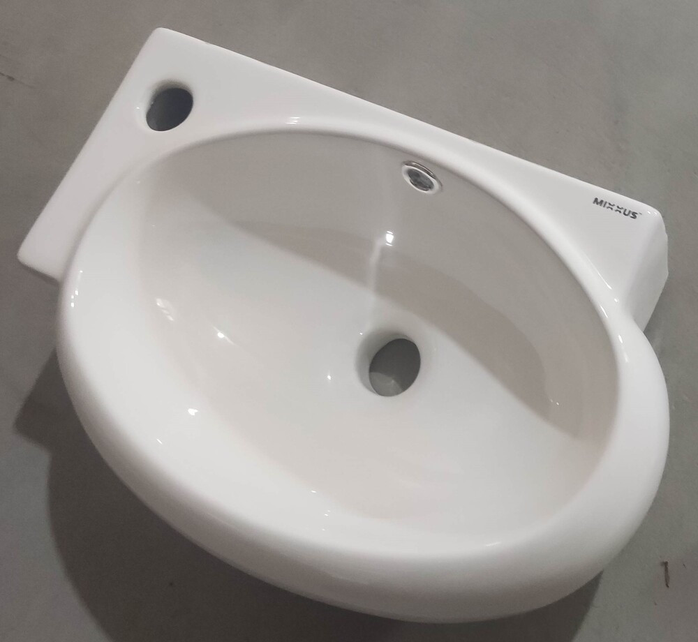 Раковина підвісна Mixxus Premium DIVERSE-1201-R 400х215х140mm з отвором під змішувач та переливом  ( MP6506 ) 25651 Харків - фото 6