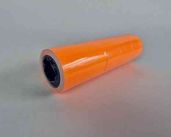 Паперовий цінник великий (жовтогарячий) (р25*35 мм) 4,5 м (5 шт.) Харків