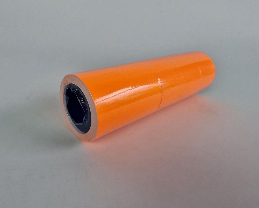 Паперовий цінник великий (жовтогарячий) (р25*35 мм) 4,5 м (5 шт.) Харків - фото 2