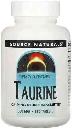 Таурин Source Naturals Taurine 500 мг 120 таблеток Київ