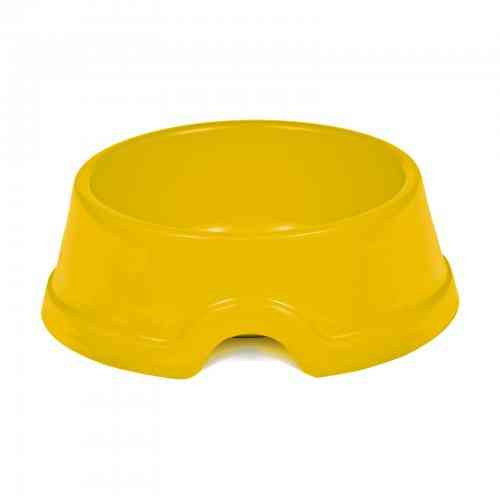 Миска Priroda №0 для кошек и собак 120 мл желтая Винница