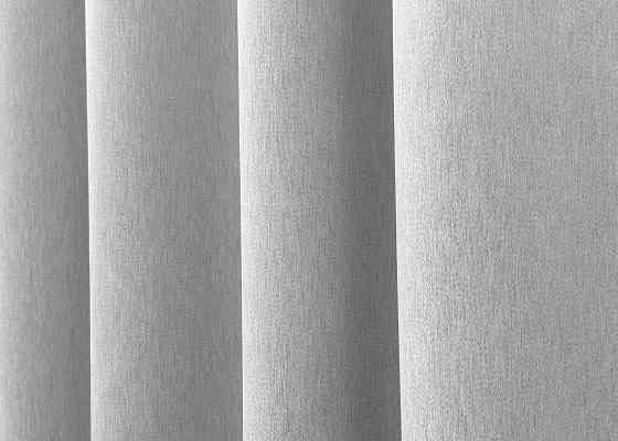 Комплект коротких штор VR-Textil Блэкаут двусторонний Eclipsе № 1791ш Светло-серый 130х170 см 2 шт (35-0393) Киев