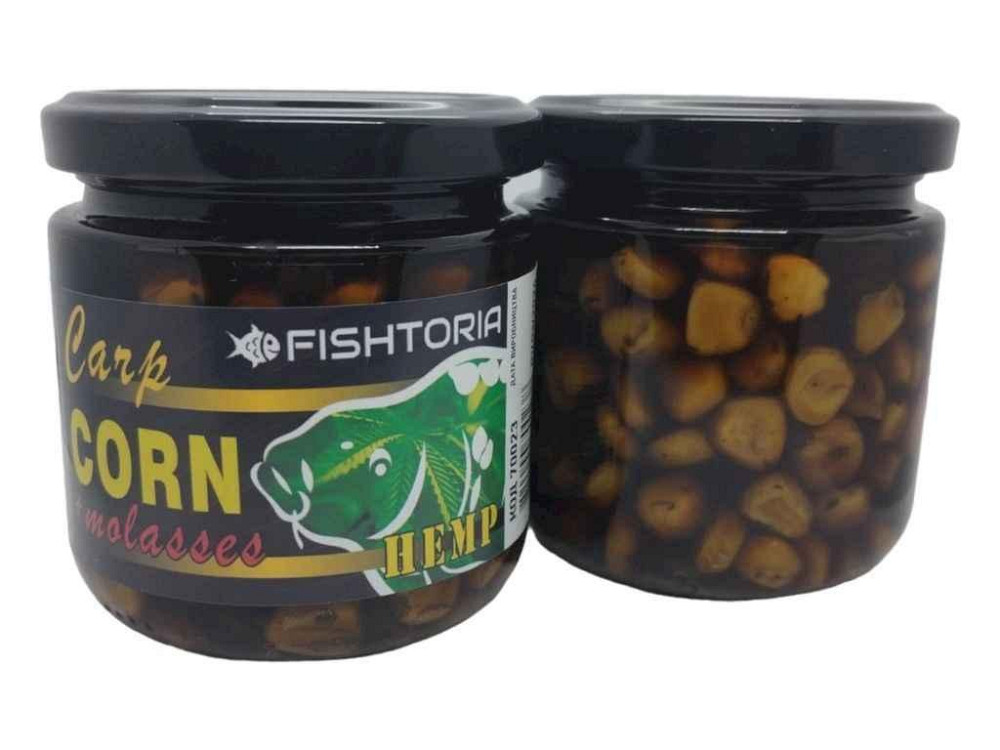 Кукурудза в мелясі конопля 200мл (скло) 70024 ТМ FISHTORIA   Solmir Киев - изображение 1
