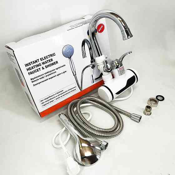 Проточний водонагрівач для гарячої води, Кран миттєвого підігріву, Кран з душем, Проточний нагрівач BF-36 Івано-Франківськ