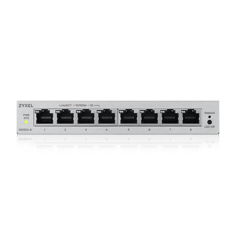 Коммутатор ZYXEL GS1200-8 v3 (GS1200-8V3-EU0101F) ( 24849 ) Харків - фото 2