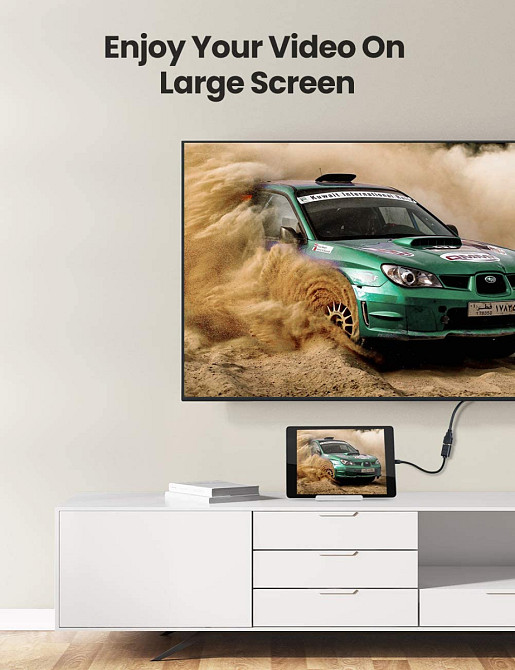 Перехідник UGreen Micro HDMI to HDMI Female Adapter Cable 20134 (Чорний, 22см) Николаев - изображение 9