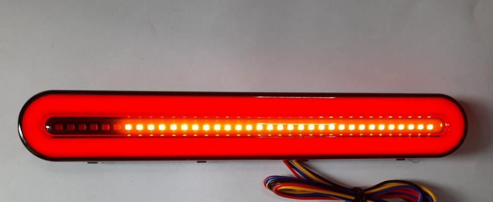 Ліхтар задній G-Wagen mini 12-24V + поворот, що біжить 230мм Вінниця - фото 1