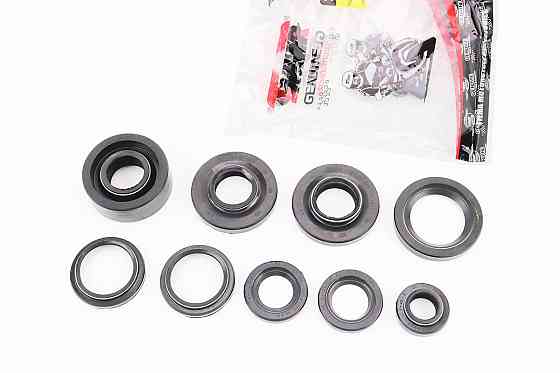 Сальники к-кт 9шт (17x30x7/10; 23x36,5x6-2шт; 25x52x7/10-2шт; 25x52x19,5; 34x43,4x5/8-2шт; 36x52x8) Планета Київ