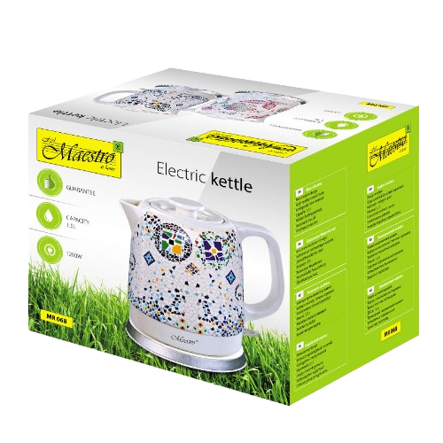 Електрочайник 1,5л 1200W кераміка MR-068-MOSAIC Maestro Житомир
