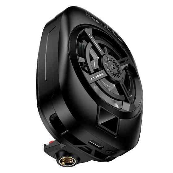 Кулер для мобільного HOCO GM76 Blue diamond mobile phone cooler Black Одеса