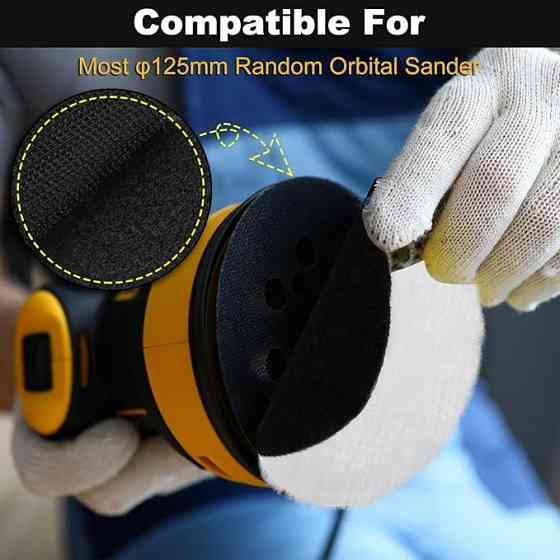 Шерстяний диск для полірування 125 мм, 2 шт Київ