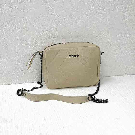 Женская кожаная сумочка Vera Pelle (6427) beige Киев