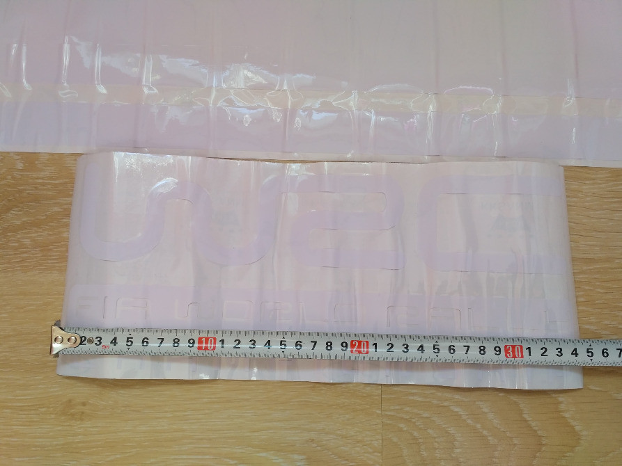 Наклейка на авто капот дві смуги+Wrc Біла Київ - фото 4