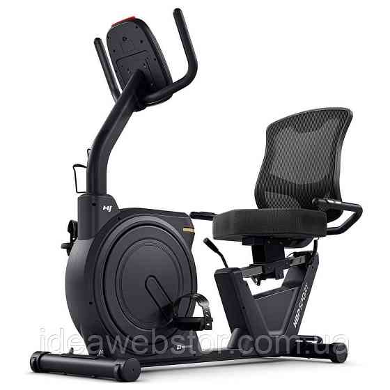 Горизонтальний велотренажер Hop-Sport HS-5000L Ranker чорно-золотистий Київ