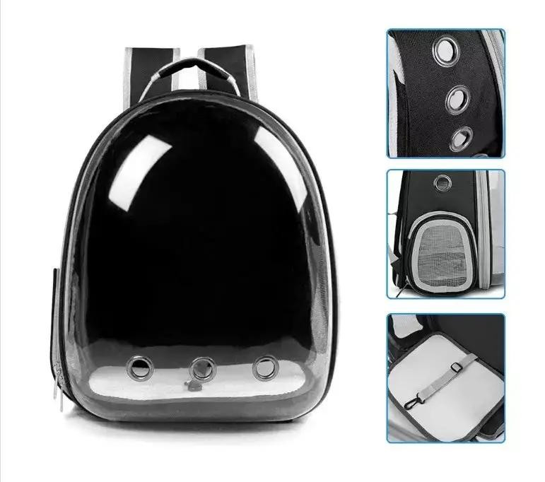Рюкзак переноска для домашніх тварин з віконцем прозорий 42х33х26см Луцк - изображение 4