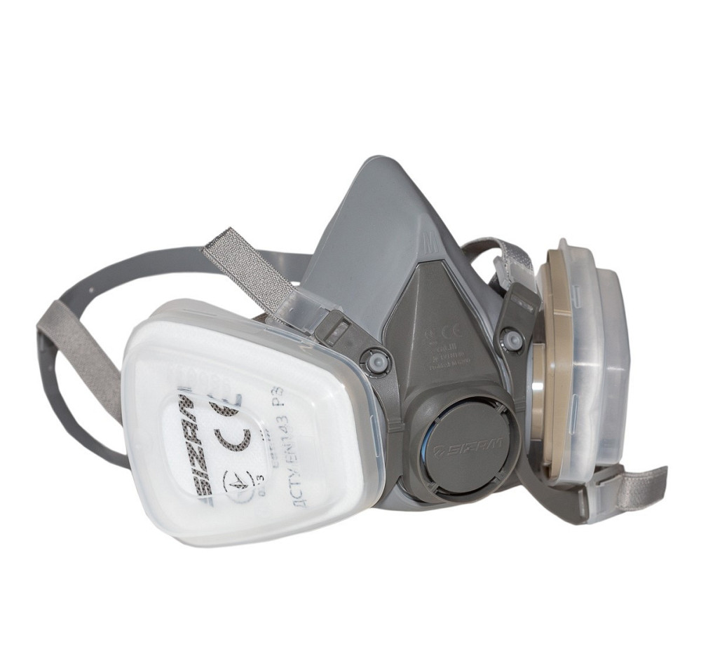 Респіратор напівмаска з кріпленням у 4-х точках Sizam Promask L 6300 Рівне - фото 3