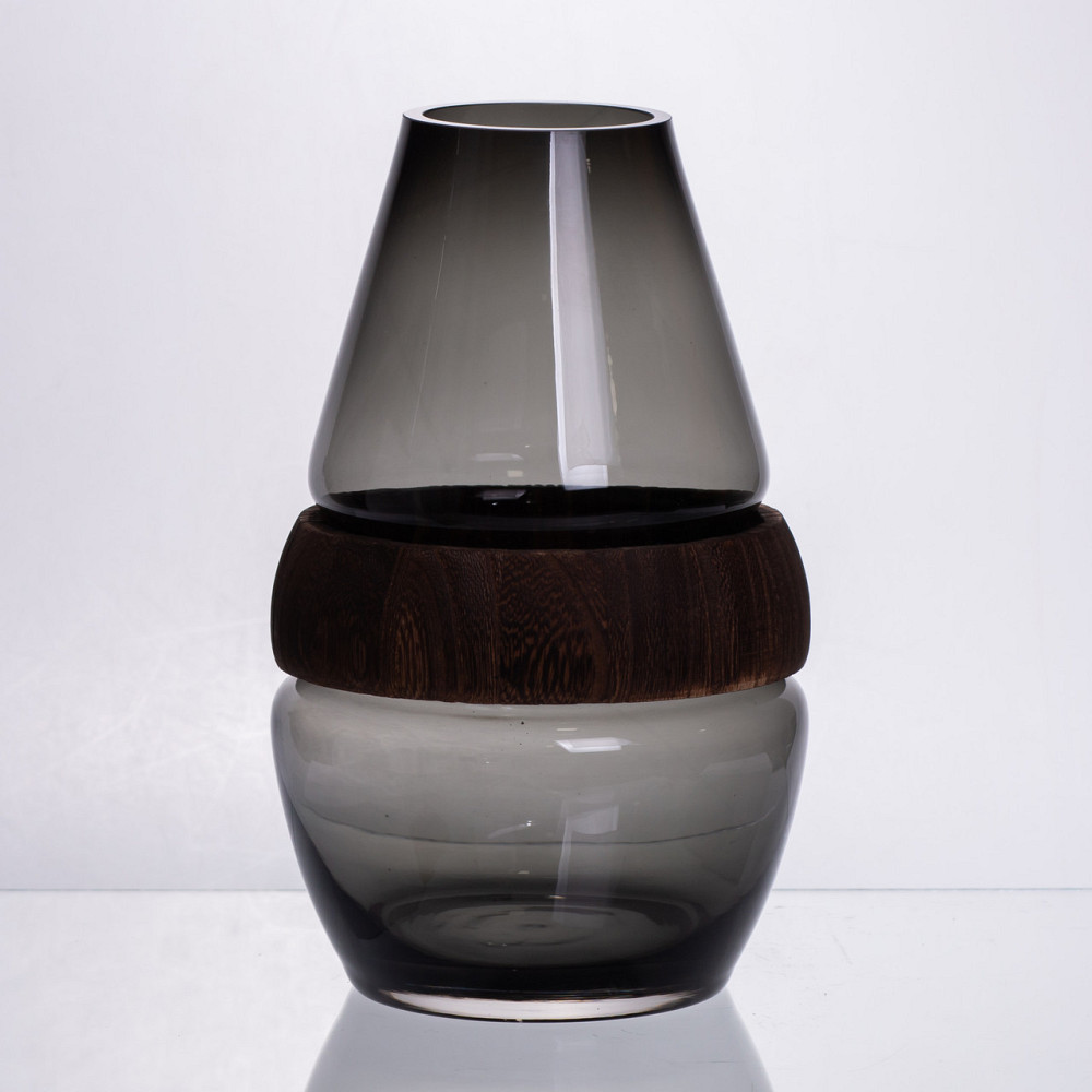 Круглая стеклянная ваза с деревом Киев - изображение 1