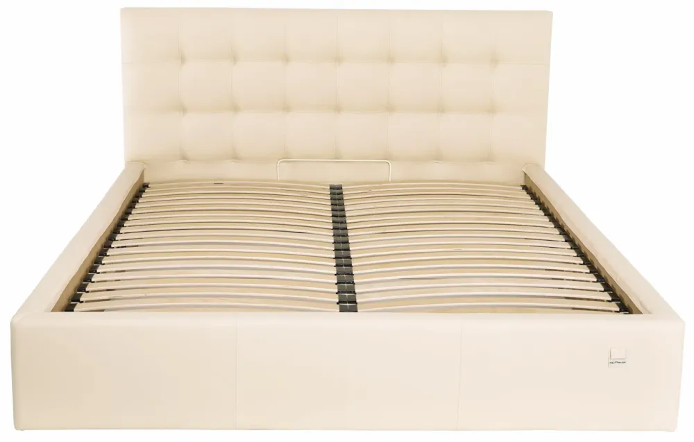 Кровать Двуспальная Chester VIP 180 х 200 см Fly 2207 С дополнительной металлической цельносварной рамой Бежевый Киев - изображение 1
