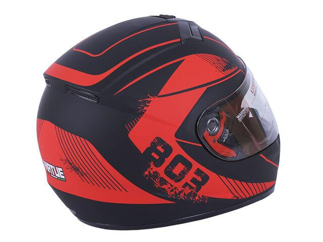 Шолом мотоциклетний інтеграл MD-803 (чорно-жовтогарячий матовий, size M) Мукачево - фото 2