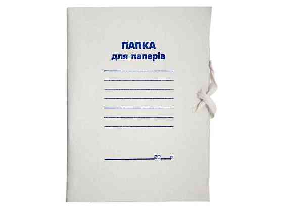Папка на завязках JOBMAX, А4, картон, клеєний клапан BM.3359 ТМ BUROMAX   Solmir Київ