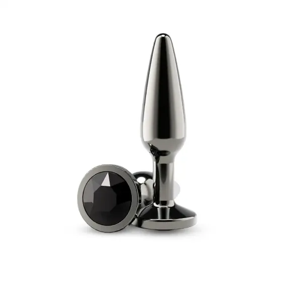 Анальна пробка NS Novelties Rear Assets - Tapered - Medium - Gunmetal - Black Львів