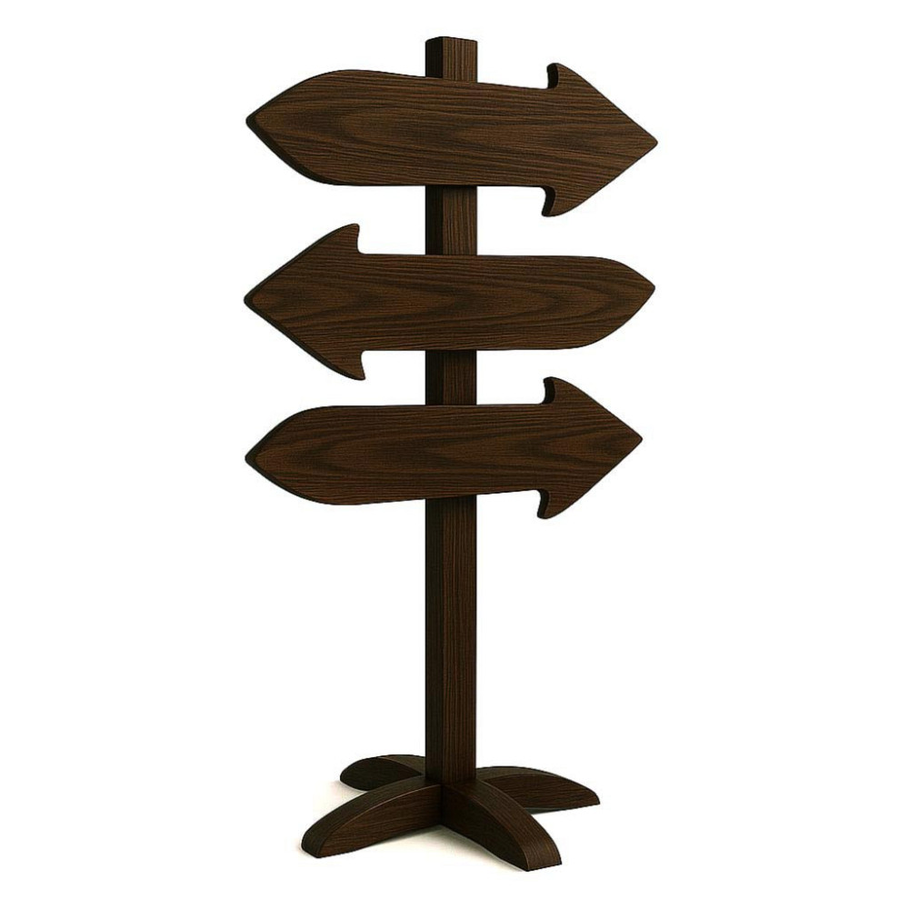 Напольная стрелка-указатель 