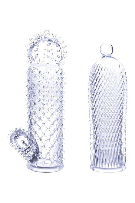 Набор рельефных насадок NMC Ice Crystals прозрачные Sex Aura Киев - изображение 1