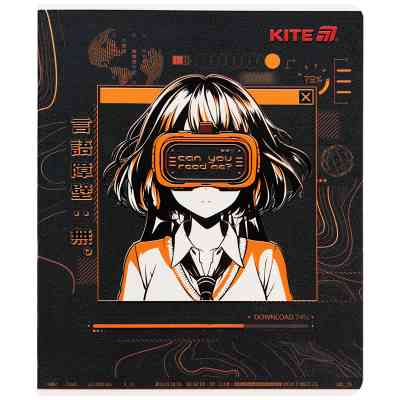 Тетрадь Kite Anime, 24 листа, клетка (K25-238-1) Винница