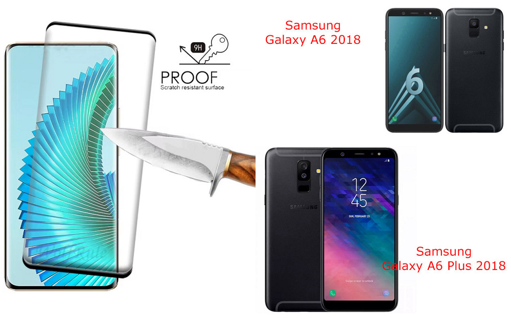 Защитное стекло HyperGlass Pro для Samsung Galaxy A6 2018, Galaxy A6 Plus 2018 – максимальная чувствительность Киев - изображение 1