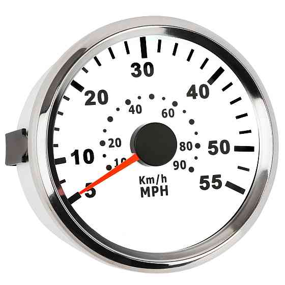 Спідметр ECMS PMS3-WS-55MI діаметр 85 мм, рамка хром, дисплей білий Черкаси