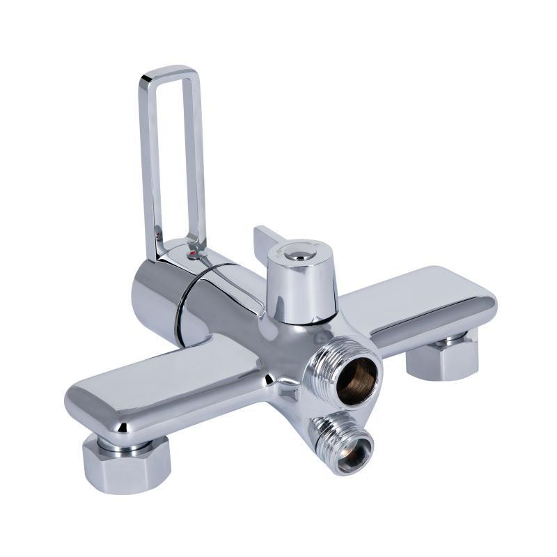 Смеситель для ванны Qtap Taurus c душевым гарнитуром QTTAU260CRM45663 Chrome Киев - изображение 4