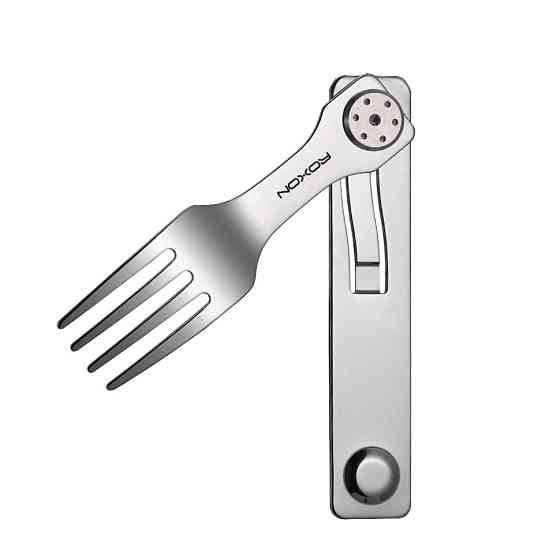 Набір столових приладів Roxon C3 2в1 (ніж, виделка), нержавіюча сталь, магнітне з'єднання Київ