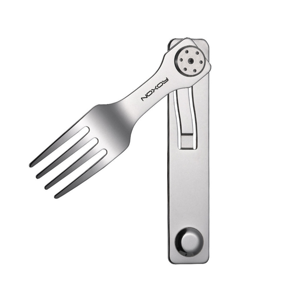 Набір столових приладів Roxon C3 2в1 (ніж, виделка), нержавіюча сталь, магнітне з'єднання Київ - фото 5
