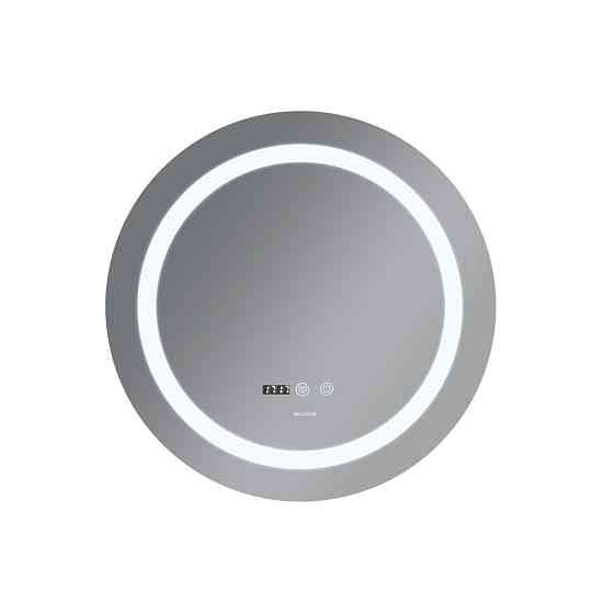 Дзеркало Mixxus PLAIN MC02-60-CASE з LED Touch, Anti-fog, димером, рег. яскравості, годинником  ( MI6661 ) Харьков