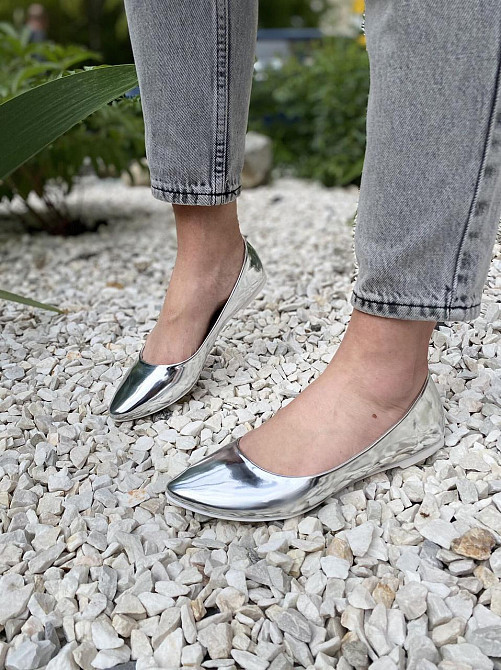 Seastar Балетки SEASTAR срібні еко-лак размер 38 (1302) Коломия - фото 1