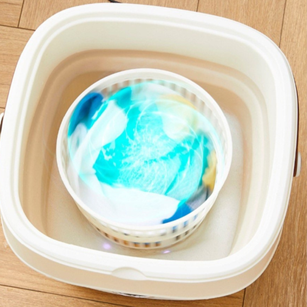 Мини-стиральная машина с центрифугой 6л,29,5 x 29,5 x 29 см,,-8806 SBR Киев - изображение 7