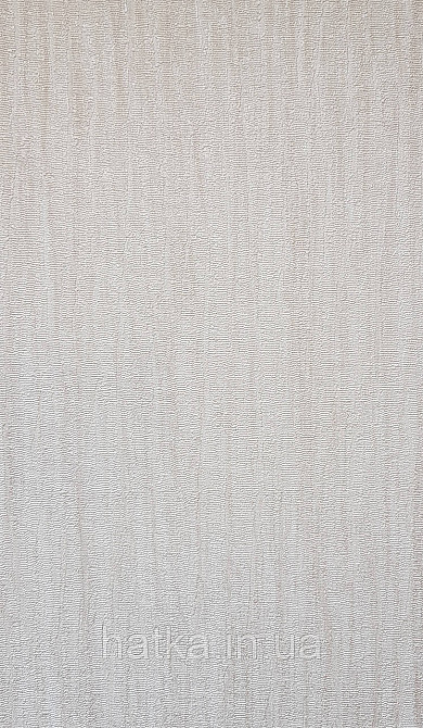 Шпалери вінілові на флізеліні AdaWall Seyyah 1.06х10 однотонні хвилясті смуги структурні світло-бежеві Київ - фото 1