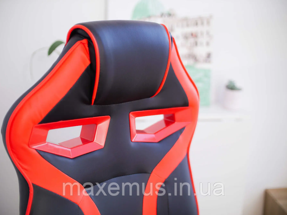 Геймерское раскладное кресло игровое для приставки профессиональное стул компьютерный Bonro B 827 красный Мостиска - изображение 7