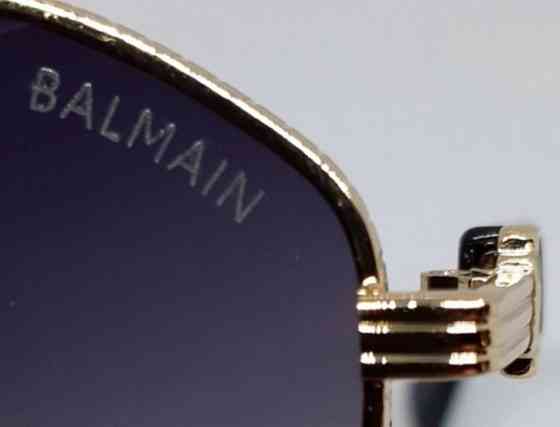 Брендовые очки унисекс линзы  синий градиент в металл оправе. Киев