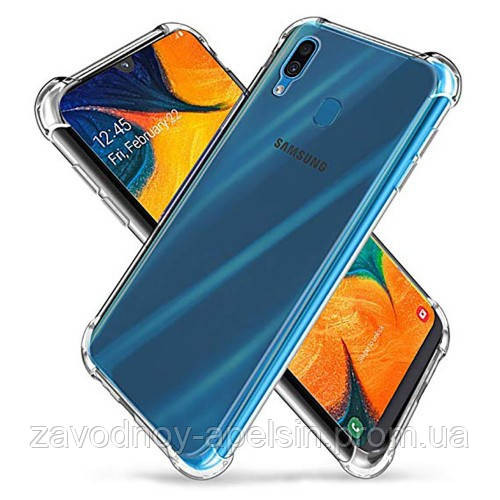 Samsung A20 A205 A30 A305 Прозрачный чехол Антишок Одесса - изображение 2