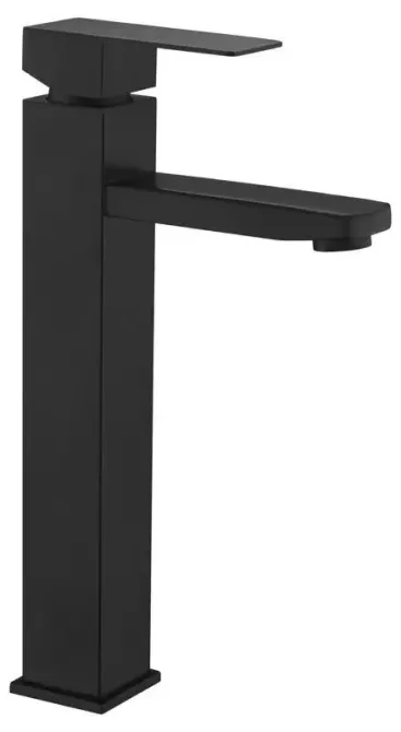 Смеситель для умывальника высокий WEZER PRO11-02-BLACK черный Киев - изображение 2