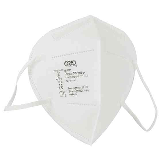 Grad Полумаска фильтровальная складного типа FFP1 NR D без клапана GRAD (9420975) Коломия