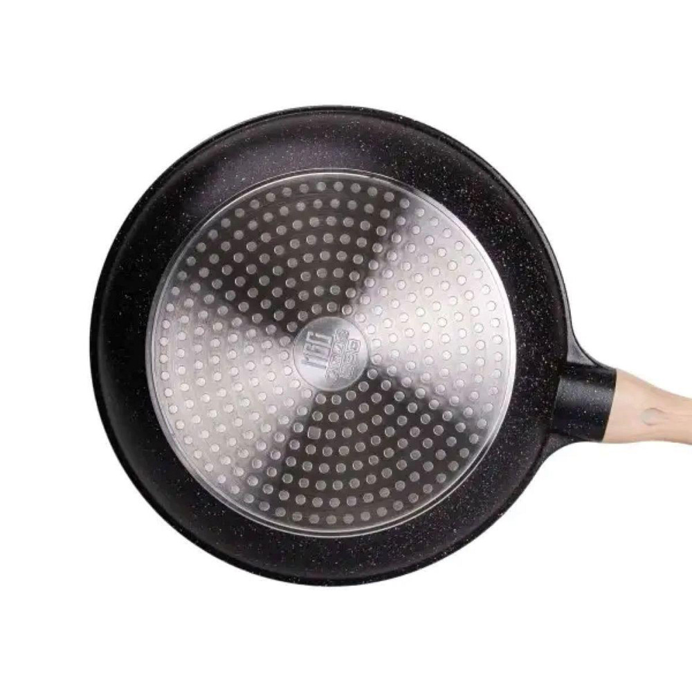 Набор из 3 алюминиевых сковородок с толстым дном MGC Черный HP-4-410B Киев - изображение 5