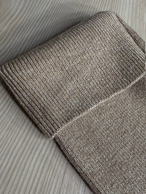 Лосини жіночі My fashion 301 в’язані трикотажні теплі з високою талією one size бежеві, бежевий, one size Київ - фото 4