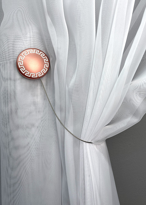 Магниты для штор и гардин Афина 2 шт Розовое золото (81-266) Киев - изображение 4