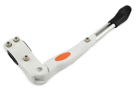 Підніжка стоянкова збоку велосипедна (біла) Мукачево