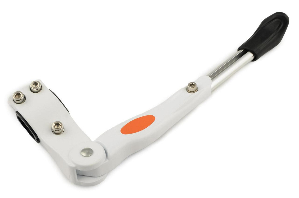 Підніжка стоянкова збоку велосипедна (біла) Мукачево - фото 1