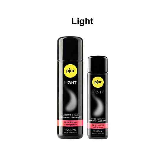 Силиконовый лубрикант pjur Light 100 мл, самый жидкий, 2 в 1, для секса и массажа, хорош для новичков Sex Aura Киев
