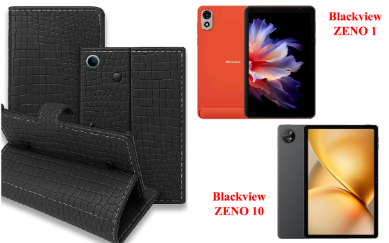 Книга-трансформер для планшета Blackview ZENO 1, Zeno 10, цвет Black Krokodil Black Киев