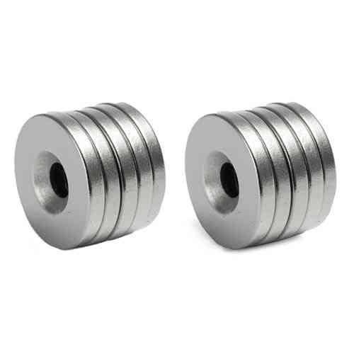 Неодимові магніти з отвором 20x3мм, 10 шт. Київ